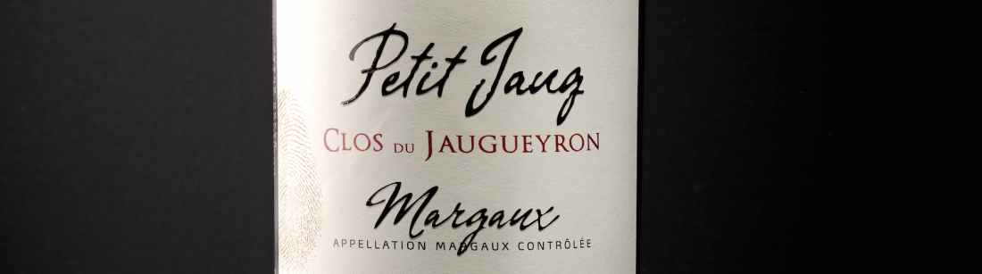 Petit jaug - Clos du jaugueyron - Michel Theron - MARGAUX - Création étiquette vin Pauline Lenain / Photo Christophe Pit